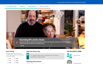 Screenshot of the Giving to UB website.